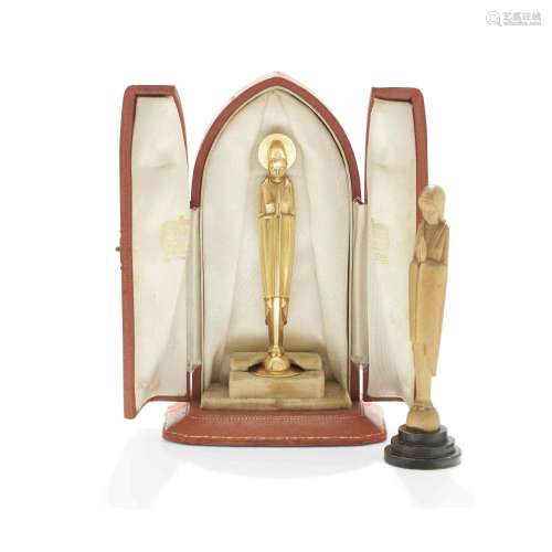 MINIATURE STATUE OF THE VIRGIN MARY, CIRCA 1935 (2)