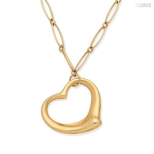 ELSA PERETTI FOR TIFFANY 'OPEN HEART' PENDANT NECKLACE