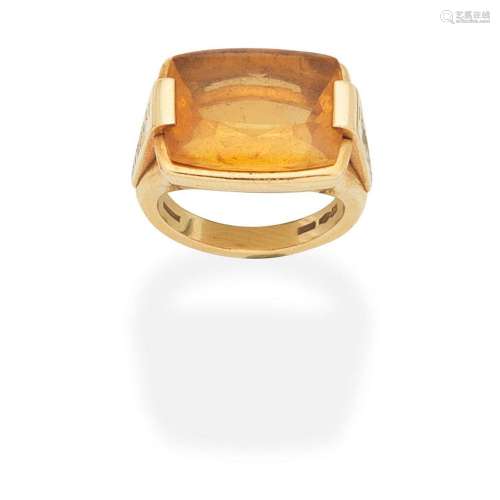 BULGARI CITRINE RING