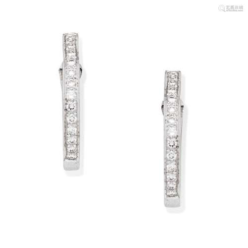 DIAMOND HOOP EARRINGS