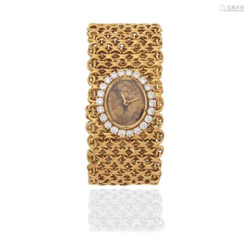 JEAN RENET DIAMOND-SET BRACELET WATCH,