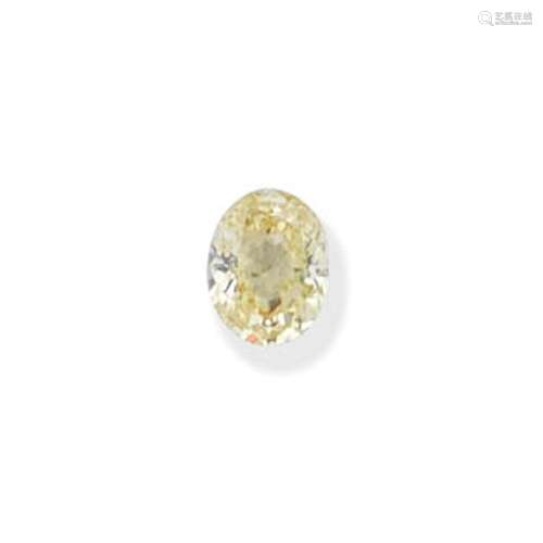 【†】UNMOUNTED FANCY-COLOURED DIAMOND