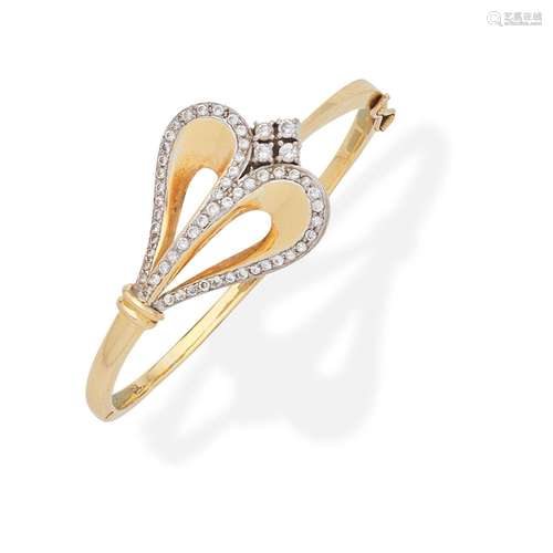 DIAMOND-SET BANGLE