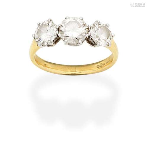 DIAMOND THREE-STONE RING