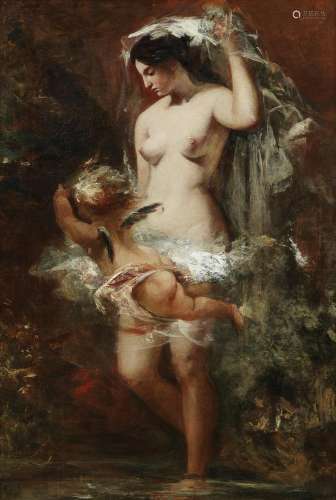 William Etty, RA (British, 1789-1849) Venus and Cupid