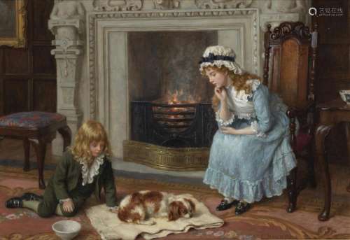 Charles Haigh-Wood (British, 1856-1927) A favourite pet