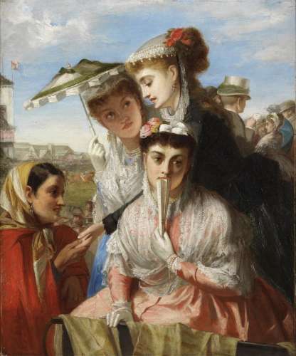 William Holyoake (British, 1834-1894) Derby Day