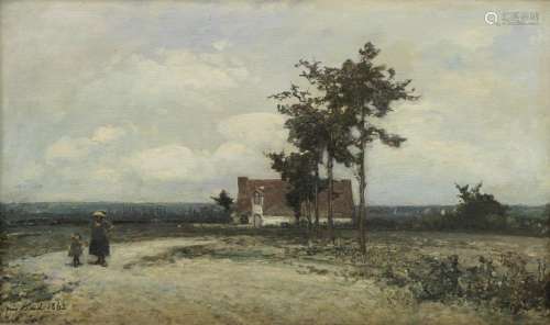 Johan Barthold Jongkind (Dutch, 1819-1891) Paysage Nivernais