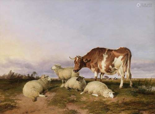 Thomas Sidney Cooper, RA (British, 1803-1902) Cattle and she...