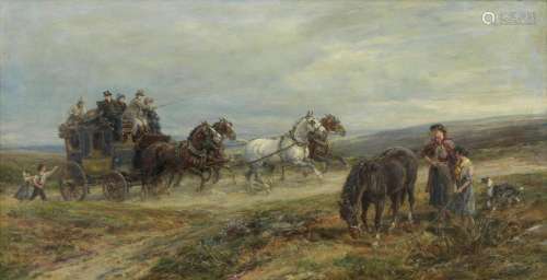 Heywood Hardy (British, 1843-1933) Across the moor