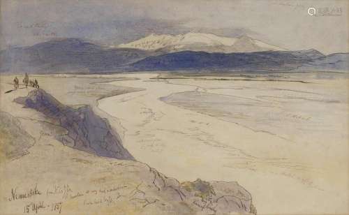 Edward Lear (British, 1812-1888) Nemertska from Kouzza, Alba...