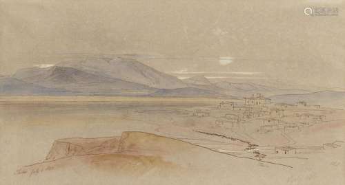 Edward Lear (British, 1812-1888) Thebes