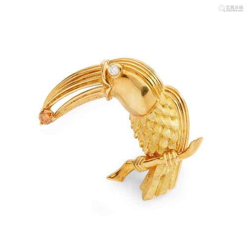 Henry Dunay: A diamond Toucan brooch