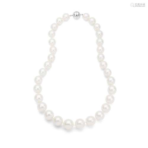 A South Sea pearl necklace