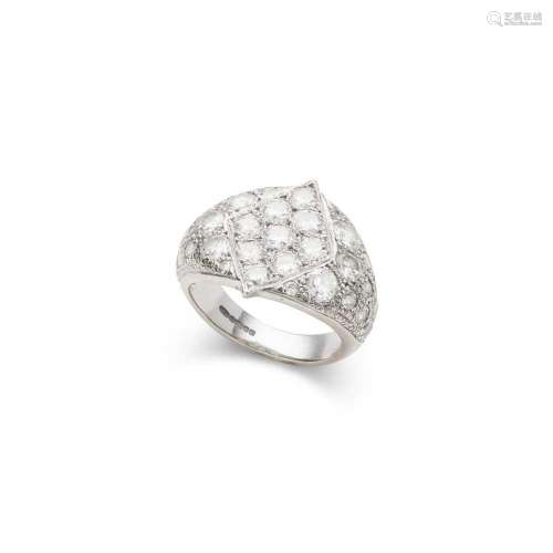 A diamond dress ring