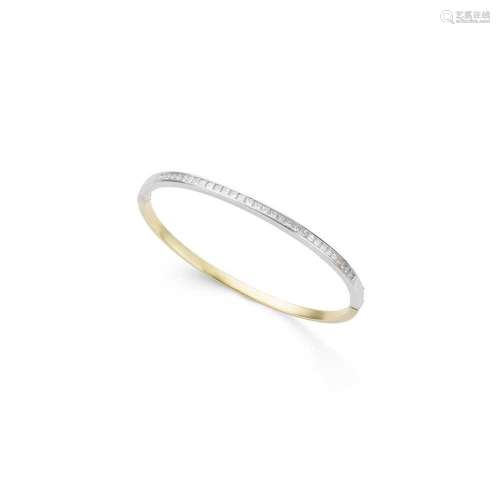 A diamond bangle