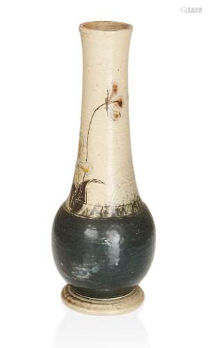 Martin Brothers, <br />
 <br />
 Solifleur bottle vase, circ...