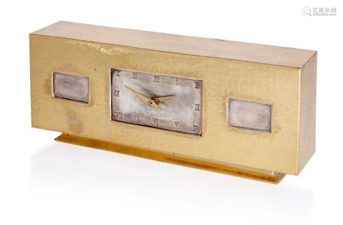 Designer Unknown, <br />
  <br />
 Bauhaus style mantel cloc...