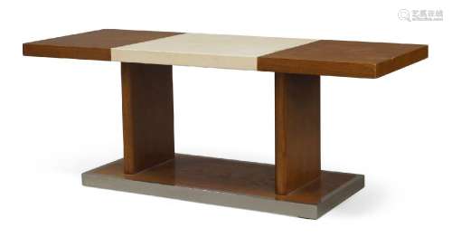 Designer Unknown, <br />
 <br />
 Art Deco coffee table, cir...