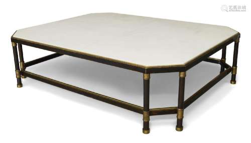 Manner of Maison Jansen, <br />
 <br />
 French marble top c...