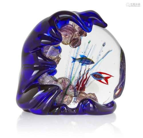 Seguso Viro, <br />
 <br />
 Murano 'Aquarium Glass' from th...