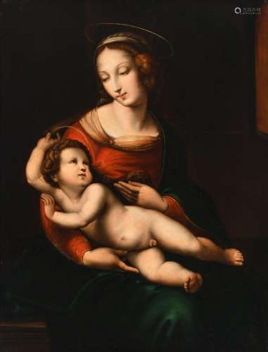 After Raphael The Virgin and Child, `The Bridgewater Madonna...