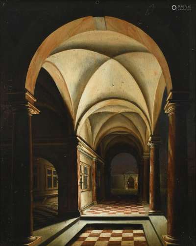 Follower of Hendrik van Steenwijk II The interior of a palac...
