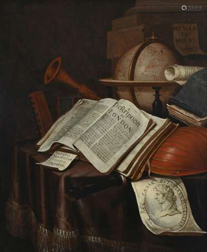 Edwaert Collier (Dutch c.1640-1708) Vanitas still life with ...