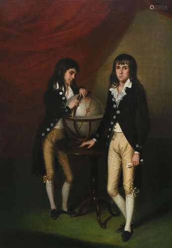 Arthur William Devis (1762-1822) Portrait of two young men, ...