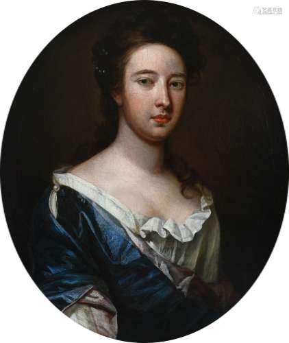 Circle of Sir Godfrey Kneller Portrait of a lady, traditiona...