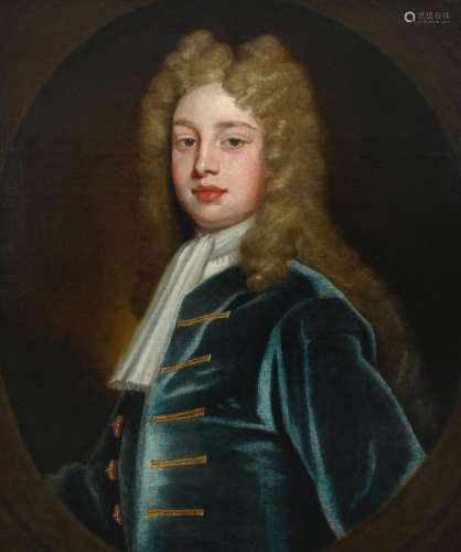 Sir Godfrey Kneller Bt. (German 1646-1723) Portrait of a gen...