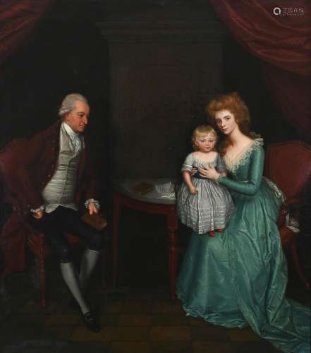 Circle of Arthur William Devis Portrait of the Prescott fami...