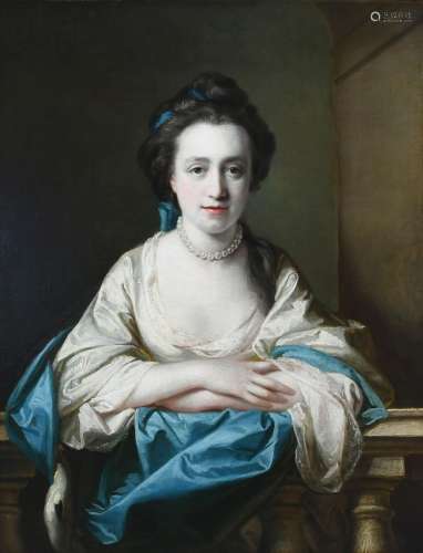 Francis Cotes RA (1726-1770) Portrait of Mary Parker (née Wa...
