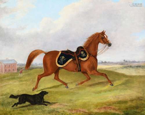 George Henry Laporte (1799-1873) A chestnut charger in the l...