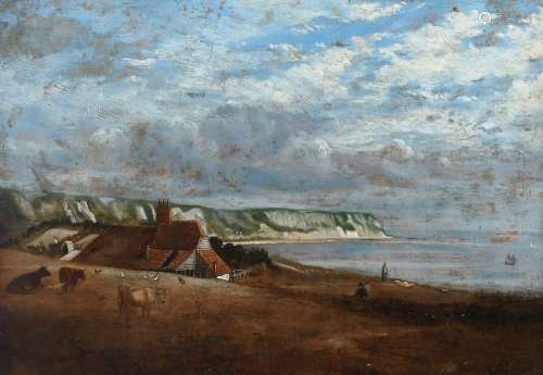 Manner of John Constable Coastal landscape near Folkestone w...