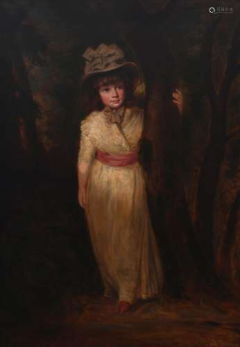 After John Hoppner Portrait of Harriet Ann Seale, full lengt...