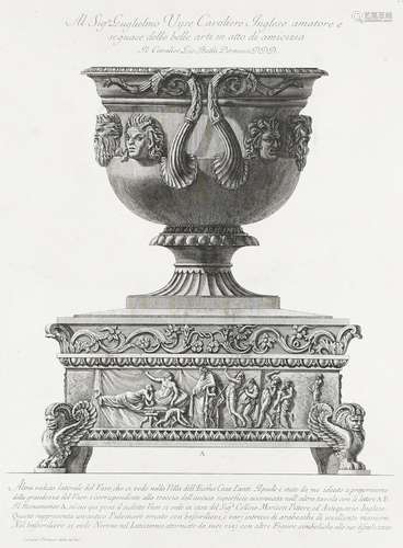 Giovanni Battista Piranesi (Italian 1720-1778) An antique va...