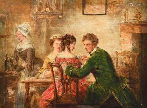 Attributed to William Powell Frith RA (1819-1909) The card p...