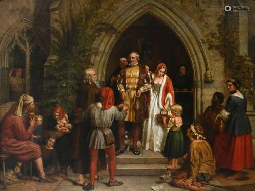 Attributed to Daniel Maclise RA (Irish 1806-1870) The Squire...