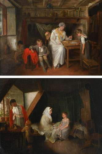 Edward Bird RA (1772-1819) The Benevolent Village Instructre...