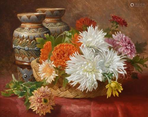 Eloise Harriet Stannard (1829-1914) Still life with flowers ...