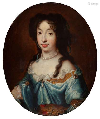 French school of the late 17th century."Lady".Oil ...