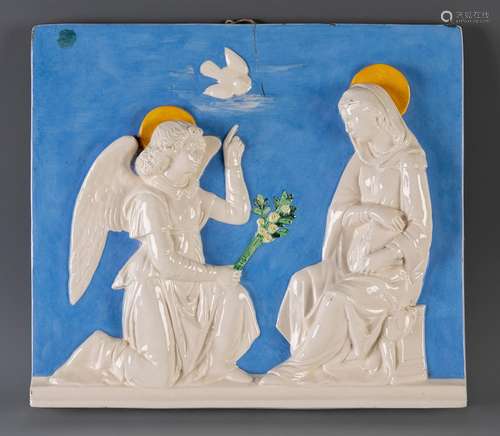 Spanish school, late 19th - early 20th c."Annunciation&...