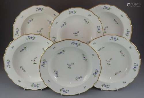 A set of late eighteenth, early nineteenth century porcelain...