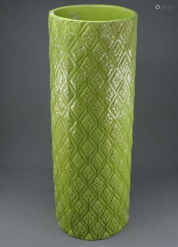 A large late nineteenth century Burmantofts Faience green-gl...