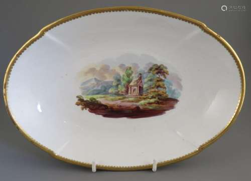 An early nineteenth century hand-painted porcelain Spode mou...