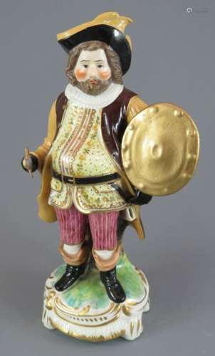 A mid-nineteenth century Derby porcelain figure of James Qui...
