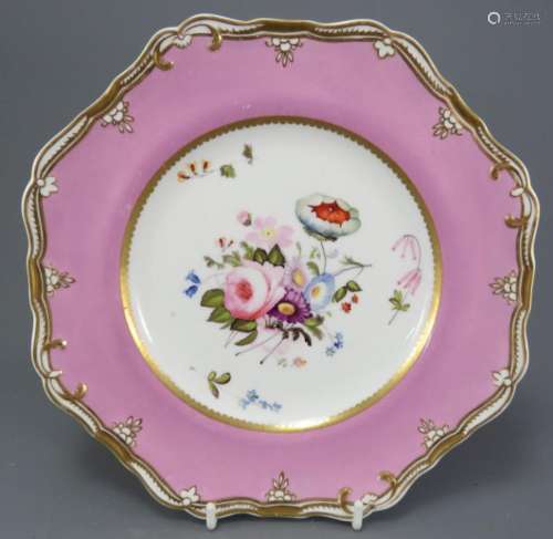 An early nineteenth century porcelain hand-painted Spode Fel...