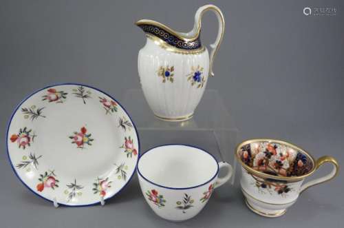A group of early nineteenth century porcelain tea wares, c. ...