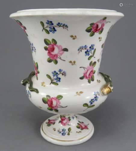 An early nineteenth century porcelain hand-painted campagna-...